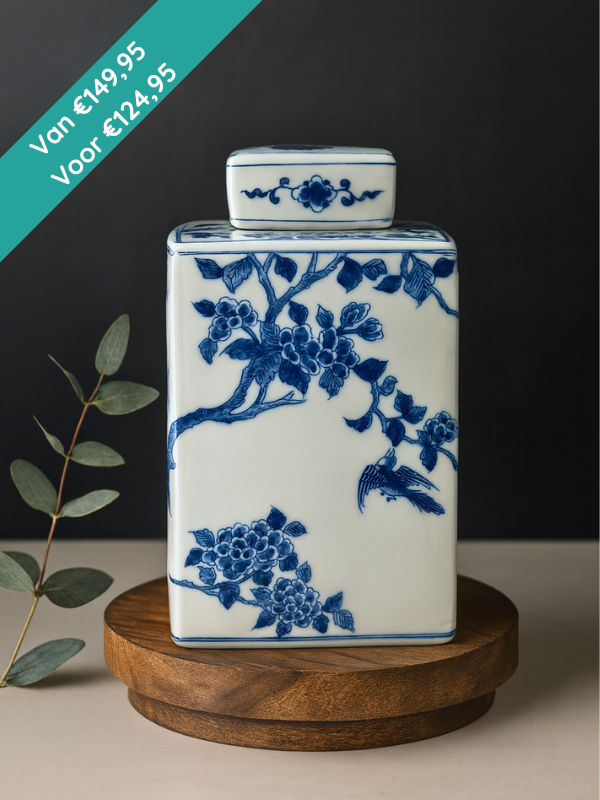 Grote urn Delfts Blauw 